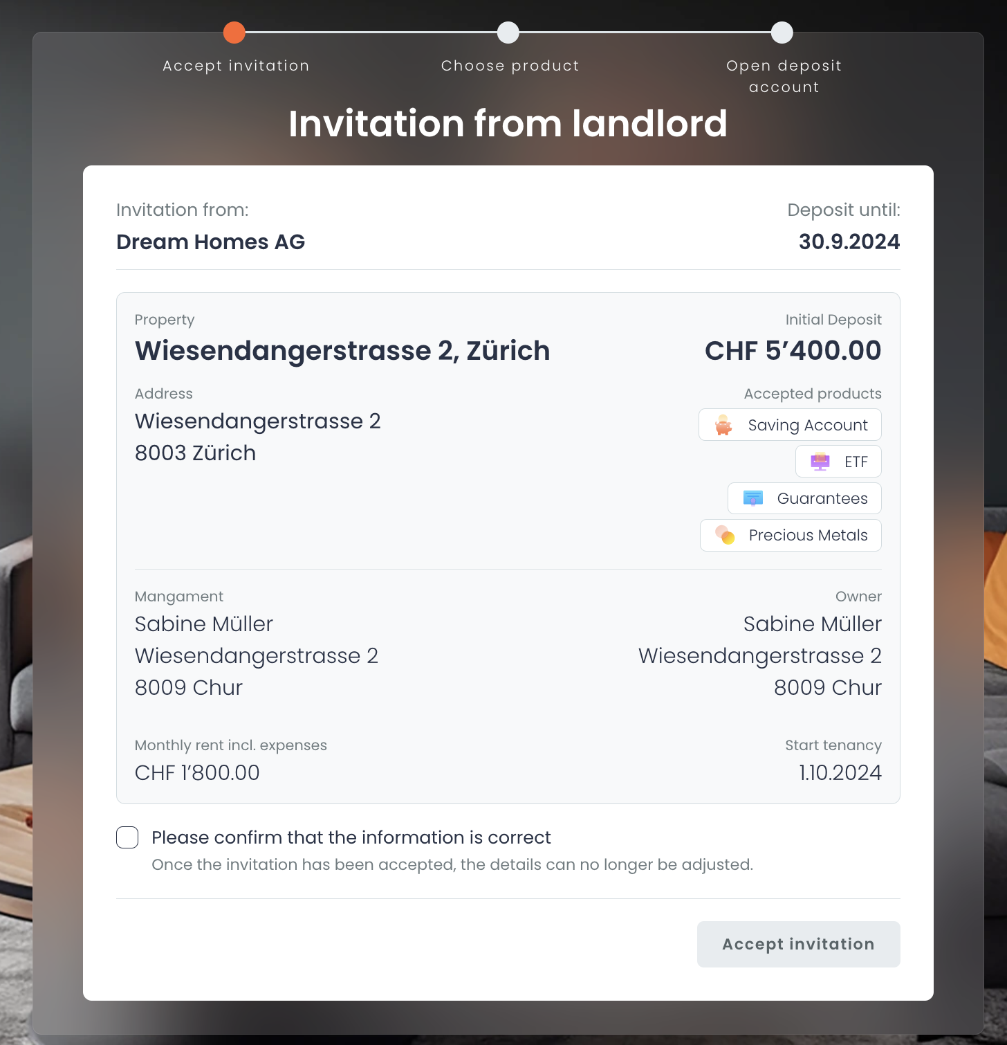 Accept Invite