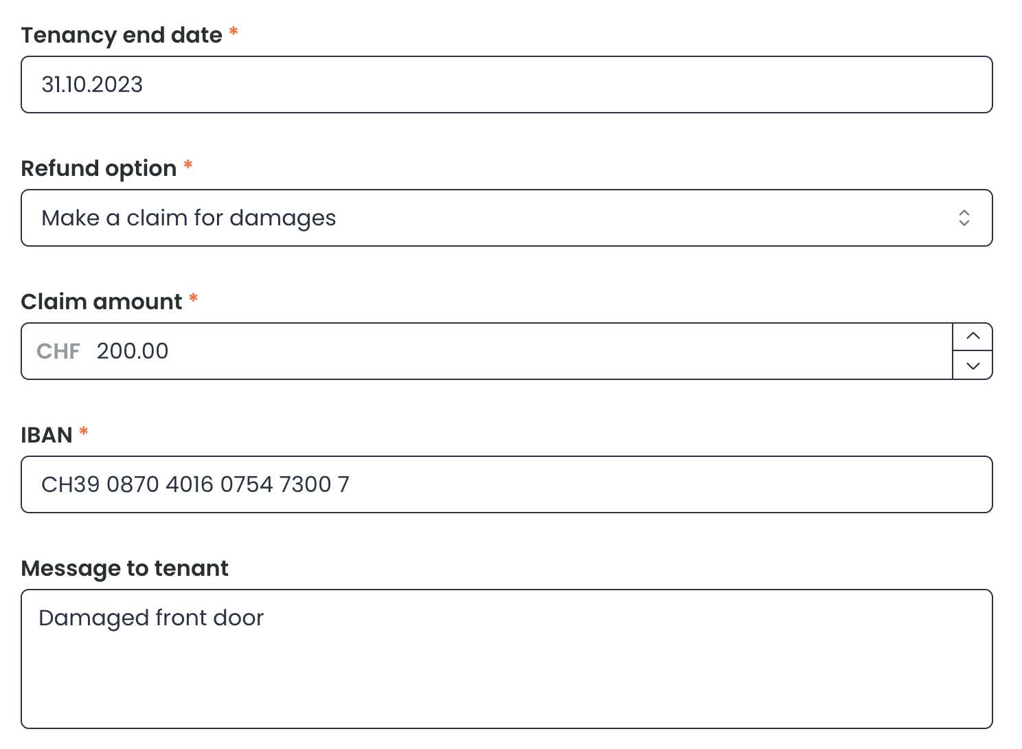 Details of closure