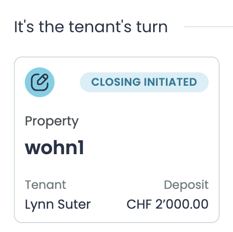 Pending closure