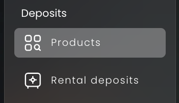 Product Menu Point