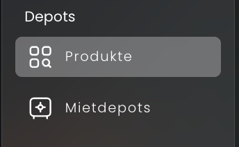 Produkt Menupunkt