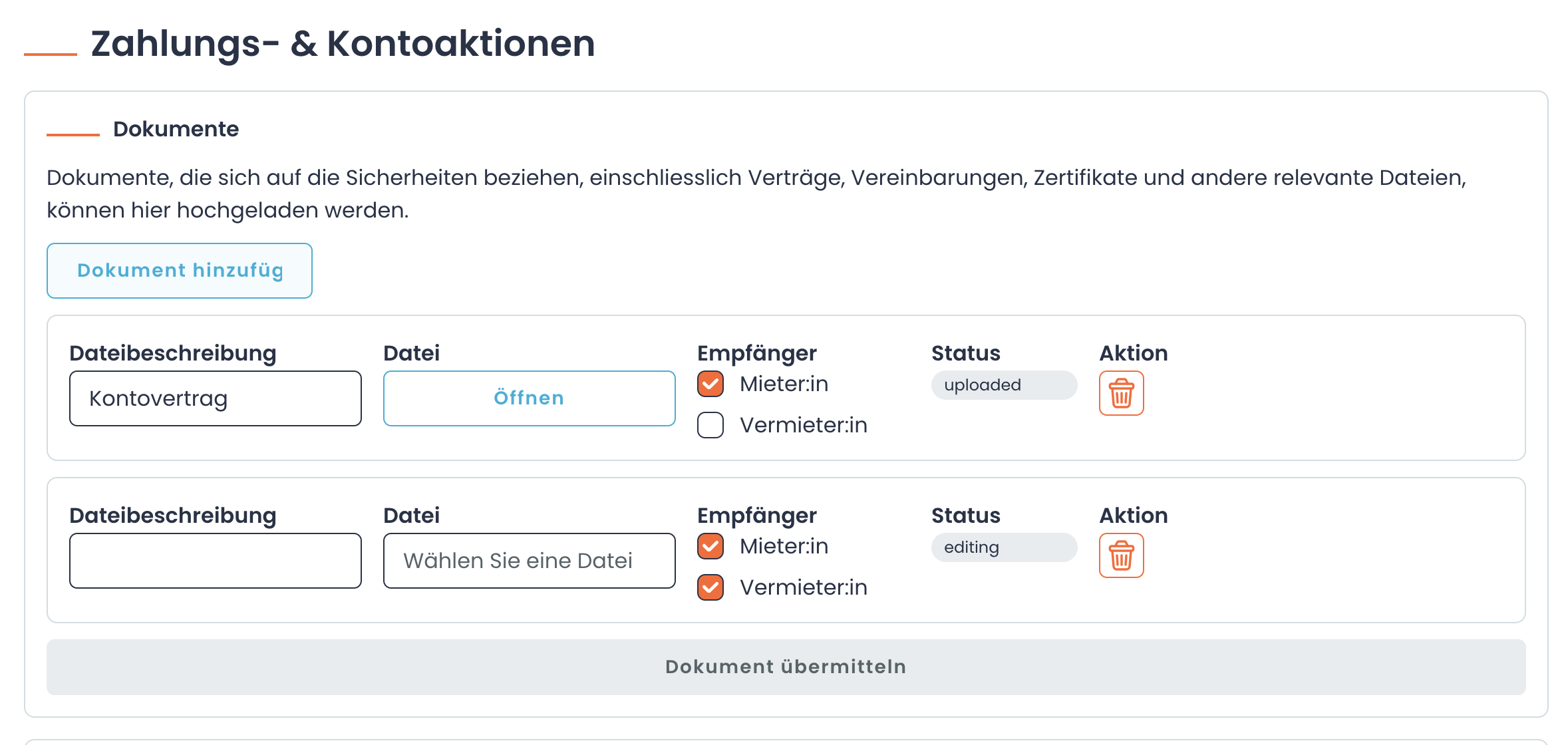 Document Upload